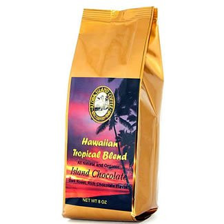 Chocolate Fudge Flavored, Kona Hawaiian Coffee Blend, 8 Oz, Ground