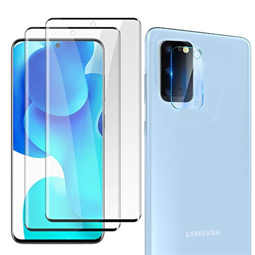 -2 plus1- Galaxy S20 Plus 5G -6.7- Tempered Glass Screen Protector plus Camera Lens Protector -9H --Fingerprint Support--Case Friendly- -Anti-scratch- -Bubble Free-- HD- for Samsung Galaxy S20 Plus -2 plus1- Galaxy S20 Plus 5G -6.7- Tempered Glass Screen Protector plus Camera Lens Protector -9H --Fingerprint Support--Case Friendly- -Anti-scratch- -Bubble Free-- HD- for Samsung Galaxy S20 Plus