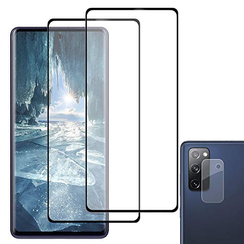 -2 plus1- Galaxy S20 FE Tempered Glass Screen Protector Include Camera Lens Protector -Fingerprint Support--Case Friendly- -Anti-scratch- -Bubble Free- HD Clear Film for Samsung Galaxy S20 FE -2 plus1- Galaxy S20 FE Tempered Glass Screen Protector Include Camera Lens Protector -Fingerprint Support--Case Friendly- -Anti-scratch- -Bubble Free- HD Clear Film for Samsung Galaxy S20 FE