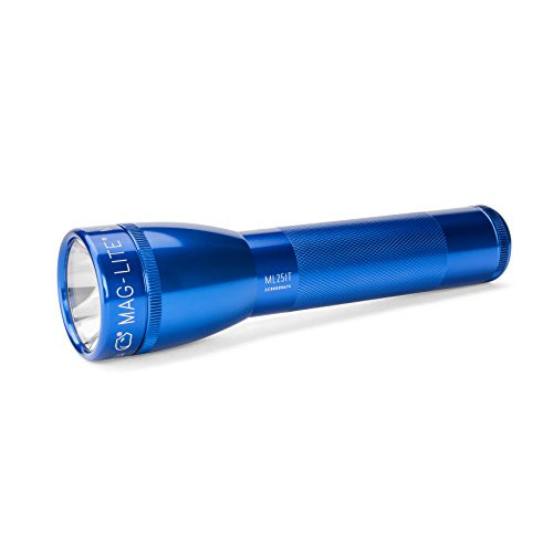 Maglite ML25IT Incandescent 2-Cell C Flashlight, Blue