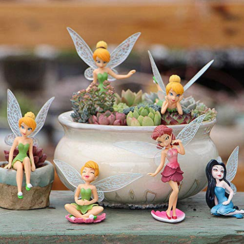 6Pcs Set Miniature Fairies Figurines Accessories Planter Pot Hanger Decorations Fairies Flower Pot Resin Fairy Garden Figurines Angel Accessories Ornaments for Outdoor Decor 6Pcs Set Miniature Fairies Figurines Accessories Planter Pot Hanger Decorations Fairies Flower Pot Resin Fairy Garden Figurines Angel Accessories Ornaments for Outdoor Decor