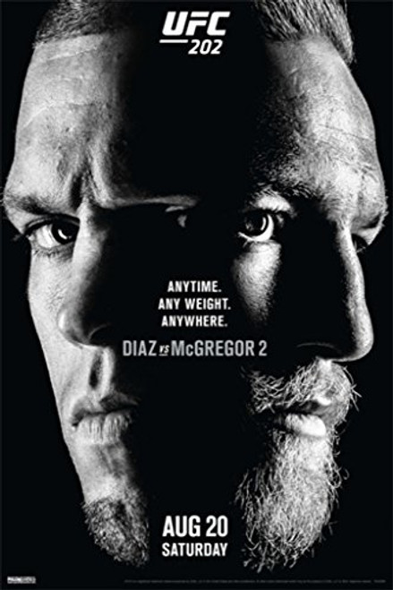 Pyramid America Official UFC 202 Nate Diaz vs Conor McGregor 2 Sports Cool Wall Decor Art Print Poster 12x18 Pyramid America Official UFC 202 Nate Diaz vs Conor McGregor 2 Sports Cool Wall Decor Art Print Poster 12x18