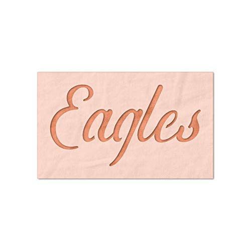 Stencil Stop Eagles Stencil - Reusable for DIY Projects Painting Drawing Crafts - 14 Mil Mylar Plastic -3 x 1.63 inches-