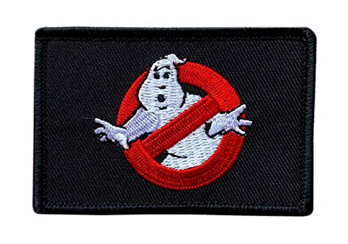 Ghostbusters No Ghost Tactical Patch -Hook Fastener - 3.0 X 2.0 -GB-7-
