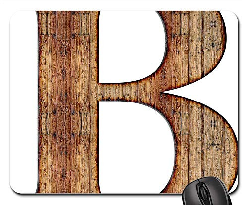 Mouse Pad - Alphabet Letter Initial Background Scrapbooking B