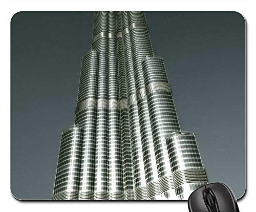 Mouse Pad - Burj Khalifa Dubai Skyscraper U A E Architecture 1