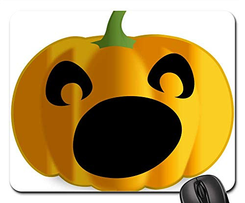 Mouse Pad - Scared Jack-O-Lantern Jack-O-Lantern Halloween Mouse Pad - Scared Jack-O-Lantern Jack-O-Lantern Halloween