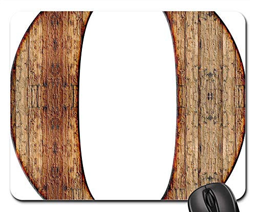 Mouse Pad - Alphabet Letter Initial Background Scrapbooking O