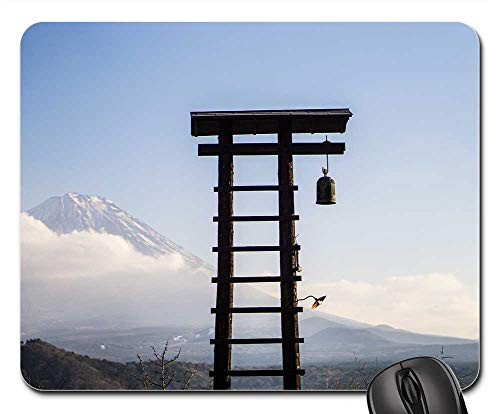 Mouse Pad - Japan Mt Fuji Landscape K Winter Fuji Sky