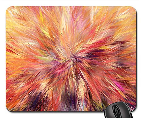Mouse Pad - Color Background Structure Lines Explosion Pop 17