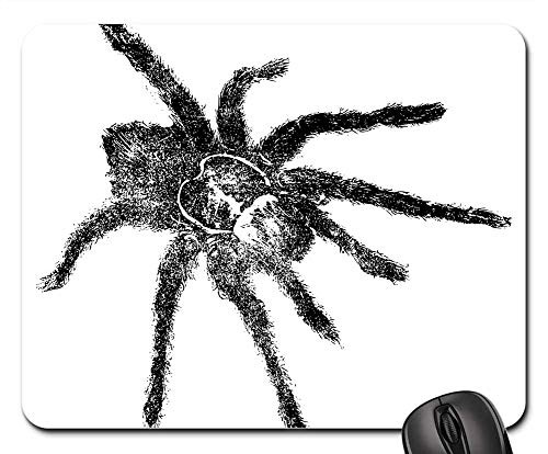 Mouse Pad - B W Creepy Insect Spider Tarantula