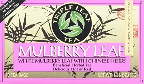 Triple Leaf Tea Bags Mulberry Leaf 20 Count-set of 2