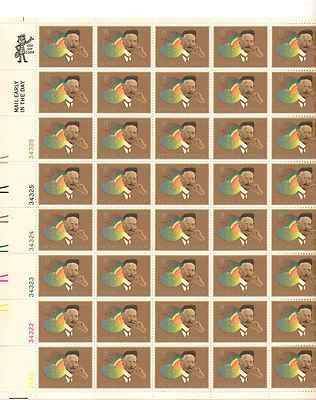 Henry O. Tanner Sheet of 50 x 8 Cent US Postage Stamps Scott 1486