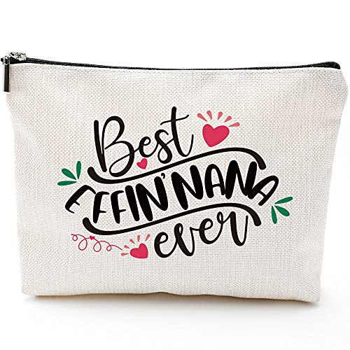 Funny Nana Gifts Grandma Gifts for Grandma' Birthday Gifts for Nana Elderly Gifts Grandparents Gifts from Granddaughter Grandson Mothers Day Makeup Bag Gifts-Best Effin Nana Ever Funny Nana Gifts Grandma Gifts for Grandma' Birthday Gifts for Nana Elderly Gifts Grandparents Gifts from Granddaughter Grandson Mothers Day Makeup Bag Gifts-Best Effin Nana Ever
