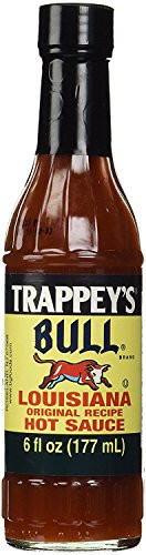 Trappey's Bull Brand Louisiana Hot Sauce 6 Ounce -Pack of 2-