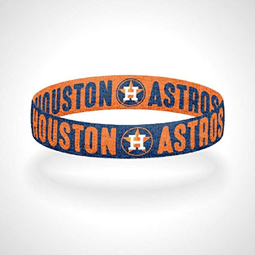 Reversible Houston-Astros Baseball Bracelet Wristband