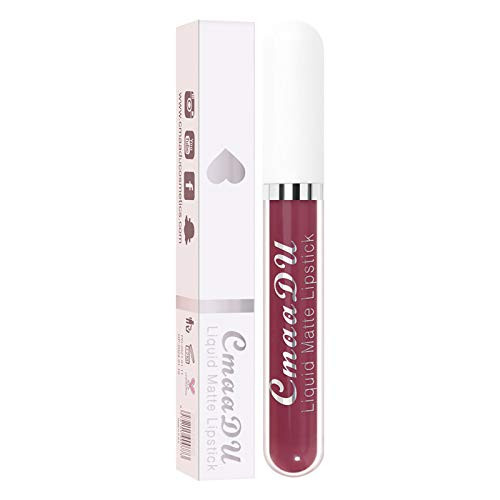 18-Color Liquid Lipstick Matte Non-Stick Cup Waterproof Lipstick Long Lasting Lip Gloss High Pigmented Velvet Lipgloss Beauty Cosmetics Makeup Gift for Girls -K- 18-Color Liquid Lipstick Matte Non-Stick Cup Waterproof Lipstick Long Lasting Lip Gloss High Pigmented Velvet Lipgloss Beauty Cosmetics Makeup Gift for Girls -K-