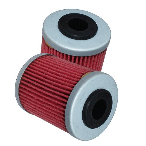 Caltric 2-Pack Oil Filter Compatible with Ktm 450 Exc-G Mxc-G Sx Racing-Rfs Sx-F Mxc Sxs 450 2003-2006