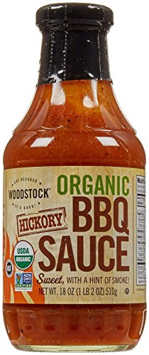 Woodstock Farms Organic Barbecue Sauce - Hickory - 18 Ounces