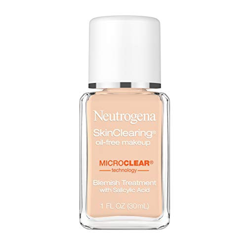 Neutrogena SkinClearing Oil-Free Acne and Blemish Fighting Liquid Foundation with Salicylic Acid Acne Medicine Shine Controlling for Acne Prone Skin 40 Nude 1 fl. oz Neutrogena SkinClearing Oil-Free Acne and Blemish Fighting Liquid Foundation with Salicylic Acid Acne Medicine Shine Controlling for Acne Prone Skin 40 Nude 1 fl. oz