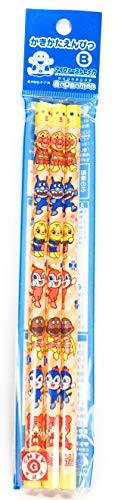 Anpanman Kakikata Learn to Write Wood B Pencil Set of 3