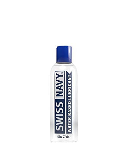 Swiss Navy Premium Water Based Lubricant 6 Ounce Personal Sex Lube for Men Women  and  Couples