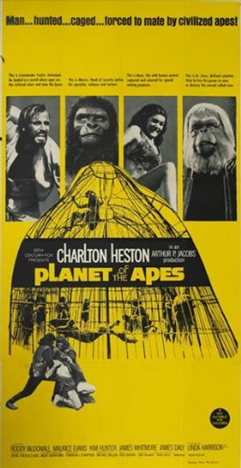 Pop Culture Graphics Planet of The Apes Poster Movie G 11x17 Charlton Heston Roddy McDowall Kim Hunter Maurice Evans