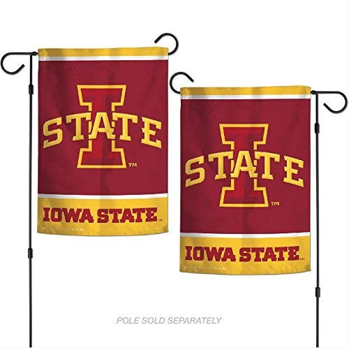 WinCraft NCAA Iowa State Cyclones 12.5" x 18" Inch 2-Sided Garden Flag Logo WinCraft NCAA Iowa State Cyclones 12.5" x 18" Inch 2-Sided Garden Flag Logo