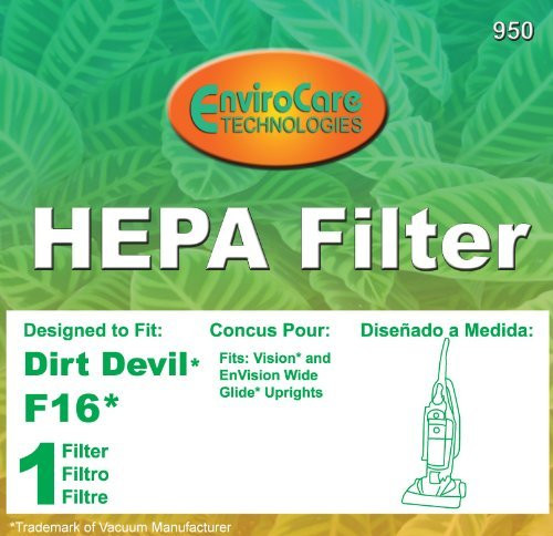 Royal Dirt Devil Filter F16 Vision Wide Glide 086710