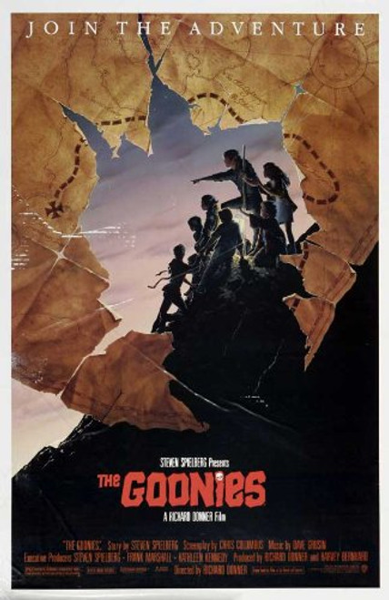 The Goonies Poster Movie E 11x17 Sean Astin Josh Brolin Jeff B. Cohen Corey Feldman The Goonies Poster Movie E 11x17 Sean Astin Josh Brolin Jeff B. Cohen Corey Feldman