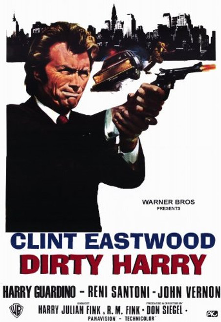 Pop Culture Graphics Dirty Harry Poster Movie Foreign 11x17 Clint Eastwood Harry Guardino John Larch Pop Culture Graphics Dirty Harry Poster Movie Foreign 11x17 Clint Eastwood Harry Guardino John Larch
