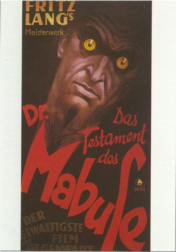 Movie Posters The Last Will of Dr. Mabuse - 11 x 17