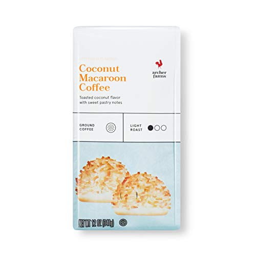 Archer Farms Coconut Macaroon Artificially Flavored Light Roast Ground Coffee 12oz, pack of 1