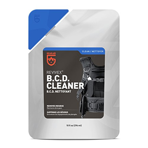 GEAR AID Revivex B.C.D. Cleaner and Conditioner for SCUBA and Dive Equipment 10 fl oz GEAR AID Revivex B.C.D. Cleaner and Conditioner for SCUBA and Dive Equipment 10 fl oz