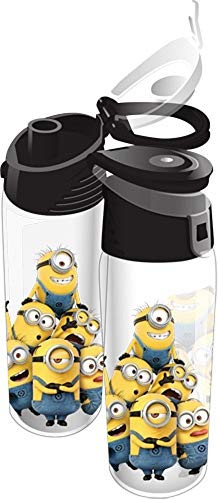 Disney Despicable Me Minions Flip Top 14oz Water Bottle