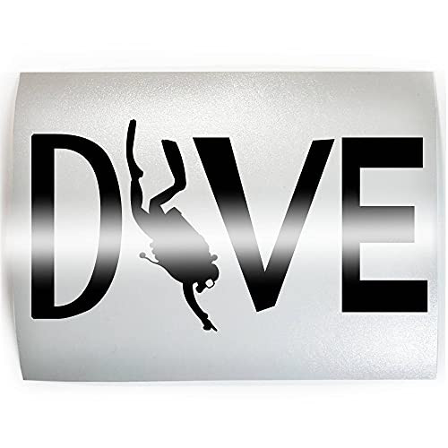 DIVE - PICK COLOR and SIZE - Scuba Diver Diving Dive Vinyl Decal Sticker B DIVE - PICK COLOR and SIZE - Scuba Diver Diving Dive Vinyl Decal Sticker B