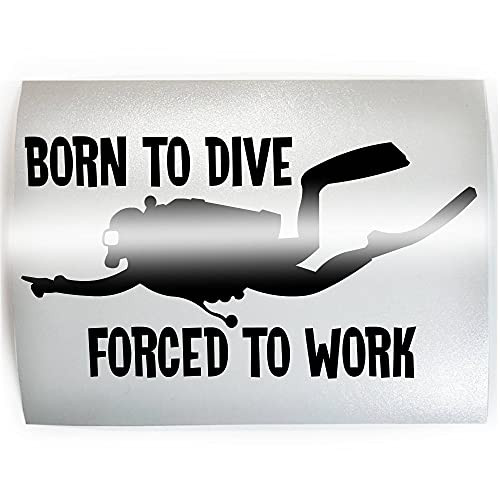 BORN TO DIVE - PICK COLOR and SIZE - Scuba Diver Diving Dive Vinyl Decal Sticker B BORN TO DIVE - PICK COLOR and SIZE - Scuba Diver Diving Dive Vinyl Decal Sticker B