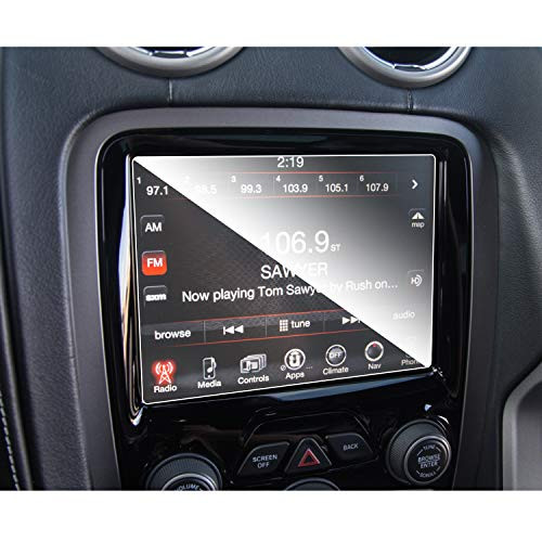 RUIYA Center Touch Control Screen Protector for 2013-2017 Dodge SRT Viper Uconnect 8.4In Screen Car Navigation Tempered Glass 9H Hardness Anti-Explosion  and  Scratch HD Clear Dodge Car Acceccories