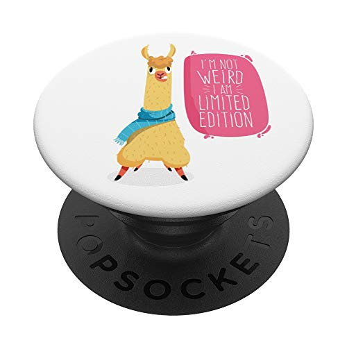 I'm Not Weird I Am Limited Edition - Llama Motivation Quote PopSockets Grip and Stand for Phones and Tablets I'm Not Weird I Am Limited Edition - Llama Motivation Quote PopSockets Grip and Stand for Phones and Tablets