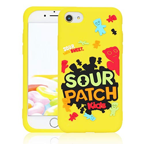 STSNano Case for iPhone SE 2020-8-7-6-6S 4.7"Cute Kawaii Cartoon Design Soft Silicone Fun Cover Character Unique Aesthetic for Girls Boys Teens Funny Cases for iPhone SE 2020 Sour Candy