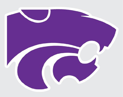 Kansas State Wildcats MASCOT LOGO 5" Vinyl Decal Car Truck Sticker K-State