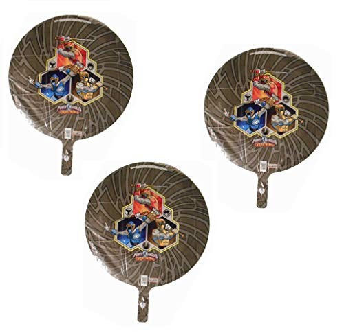 Power-Rangers Ninja Storm Birthday Party Round Mylar Balloons 18" - 3 count
