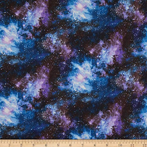 Studio E Fabrics Planetary Missions Nebula Fabric Blue