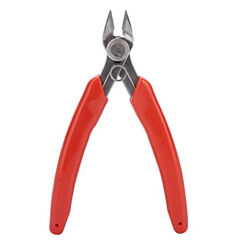Auliuakz Diagonal Pliers - 107F1 Mini Electronic Diagonal Pliers Cable Side Cutting Nippers Wire Cutter Hand Tool L