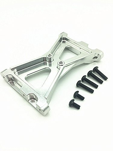 Treal Aluminum Rear Steering Servo Mount Chassis Crossmember for Traxxas TRX-4 RC Car - Silver