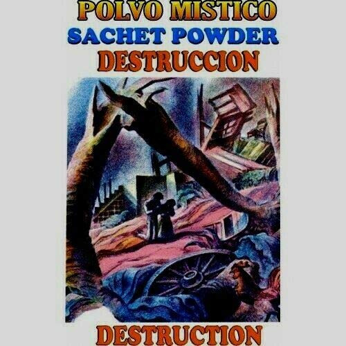 3 PIECES BRYBRADAN DESTRUCTION POWDER-DESTRUCCIÓN POLVO EN BOLSA 1-2 OZ 14 GR