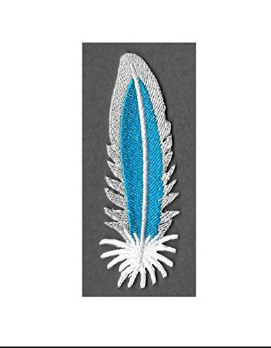 Feather - Southwestern - Native - Crafts - Fully Embroidered Iron On Patch - B