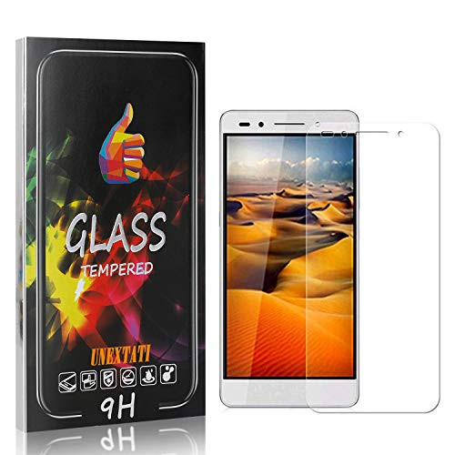 UNEXTATI Screen Protector for Huawei Honor 7 4 Pack Tempered Glass Screen Protector Anti Scratch Bubble Free Screen Protector
