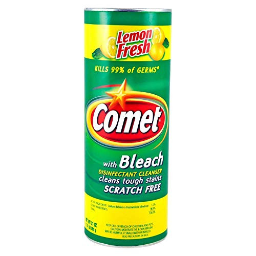 Comet Lemon Fresh Disinfectant Cleanser with Bleach 21 oz - 2 Pack