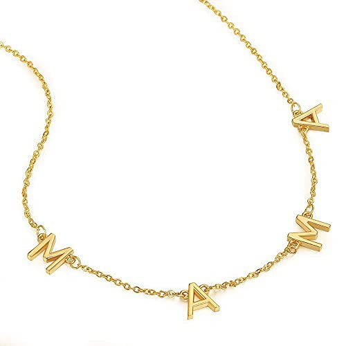 Joyiever Mama Necklace Letter Necklace for Women Dainty Mother Necklace Mom Choker Mother's Day Necklace Gift for Mother Grandma Joyiever Mama Necklace Letter Necklace for Women Dainty Mother Necklace Mom Choker Mother's Day Necklace Gift for Mother Grandma